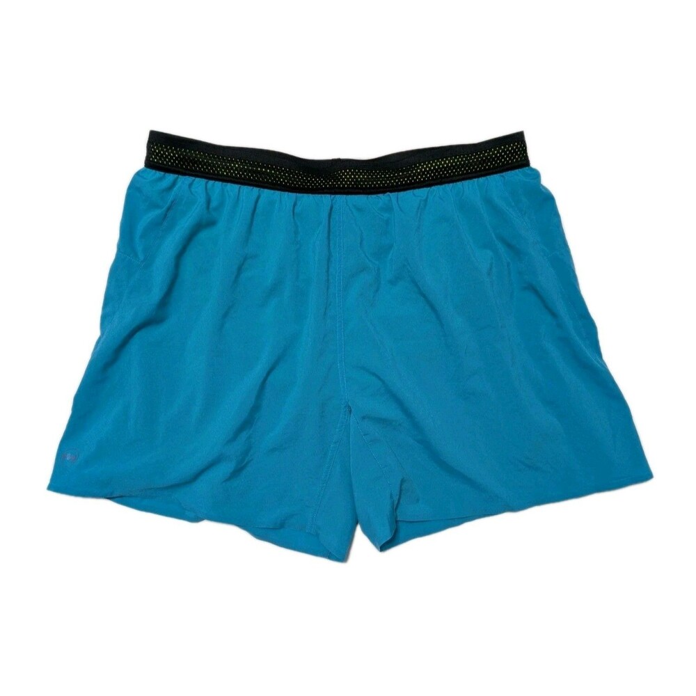 Janji AFO Shorts Mens Sz XL Blue Lined 5.5" Stretch Performance Running or Gym